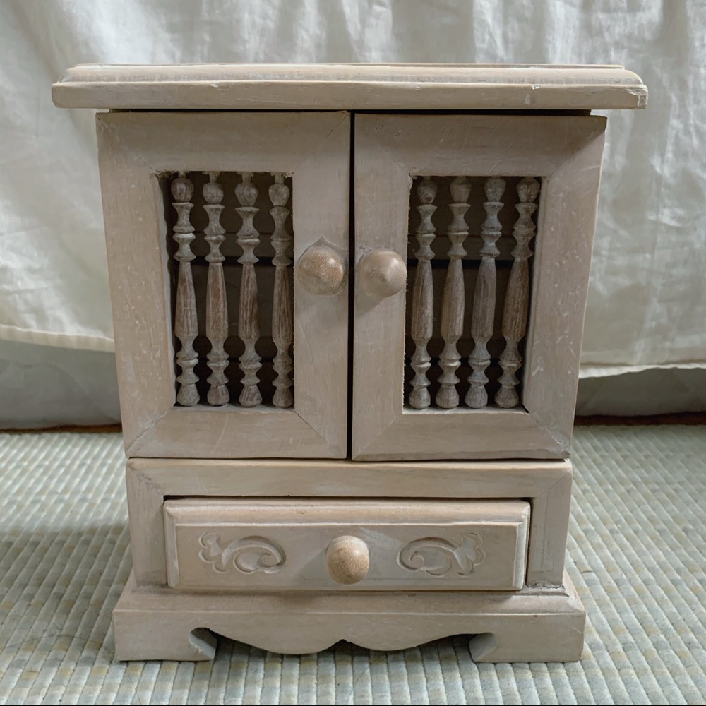 Handcrafted Wooden Jewelry Box Organizer